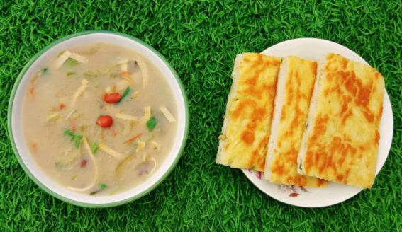 葱油饼胡辣汤